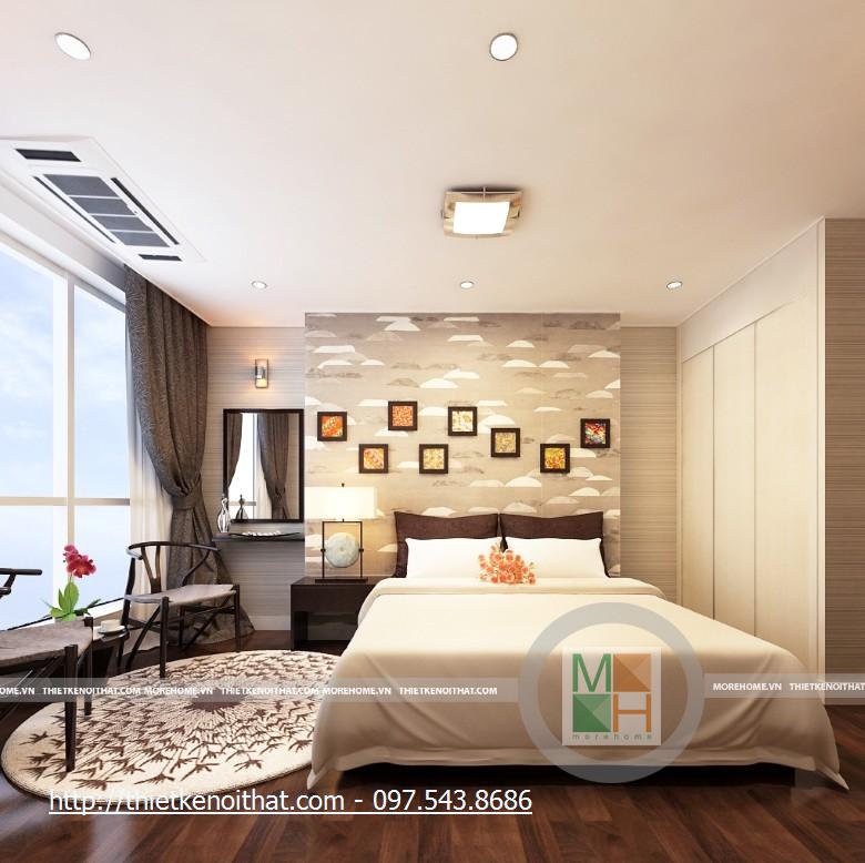 Thiết kế nội thất chung cư cao cấp KeangNam - Nhà Anh Trường
